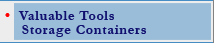 Valuable tools storage containers 